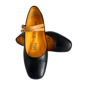 Baletas negro amarillo